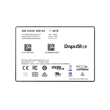 DAPUSTOR HAISHEN3 PCIE GEN3 x4 NVME SSD 